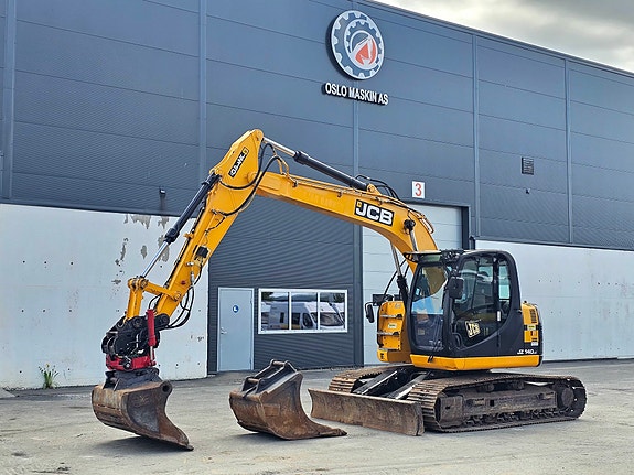JCB JZ140 LCD, 2011 mod, 6360 Timer, Rototilt, 2 Skuffer, Sentralsmøring. 2 of 5