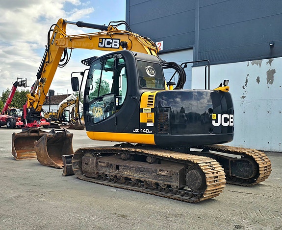 JCB JZ140 LCD, 2011 mod, 6360 Timer, Rototilt, 2 Skuffer, Sentralsmøring. 4 of 5
