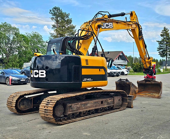 JCB JZ140 LCD, 2011 mod, 6360 Timer, Rototilt, 2 Skuffer, Sentralsmøring. 5 of 5