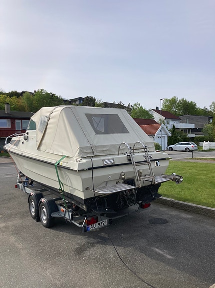 Gammel  nostalgibåt Cabicruiser Ks 22. 1979 mod. Selges 2 of 10