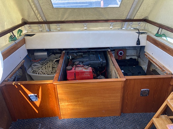 Gammel  nostalgibåt Cabicruiser Ks 22. 1979 mod. Selges 5 of 10