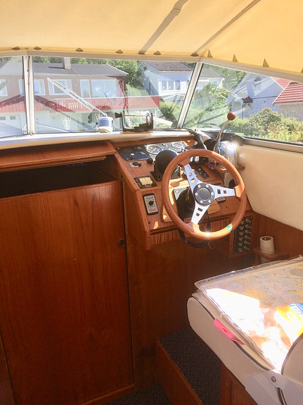 Gammel  nostalgibåt Cabicruiser Ks 22. 1979 mod. Selges 3 of 10