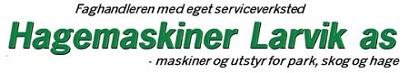 HAGEMASKINER LARVIK AS logo