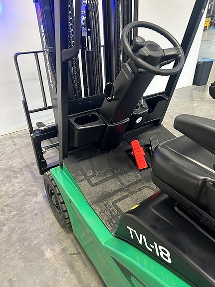 EP TVL182 - NY elektrisk truck - 1800 KG kapasitet. 4,8 M løfte høyde, lithium batteri, innebygget lader, alt utstyr. LAGERVARE! 5 of 5