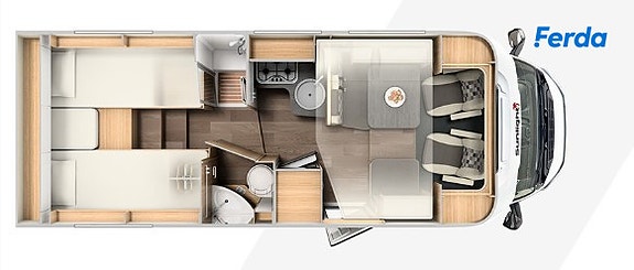 Sunlight T 68 -  | TV | Markise | Sykkelstativ 2 of 5