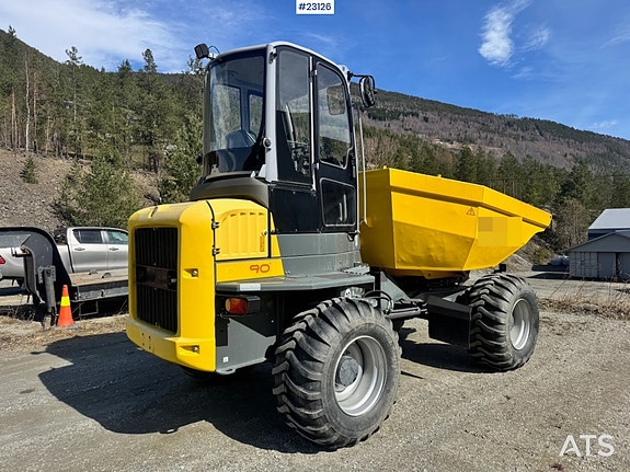 Wacker Neuson DW90 Dumper – 4x4 – 1 095 timer! 4 of 5