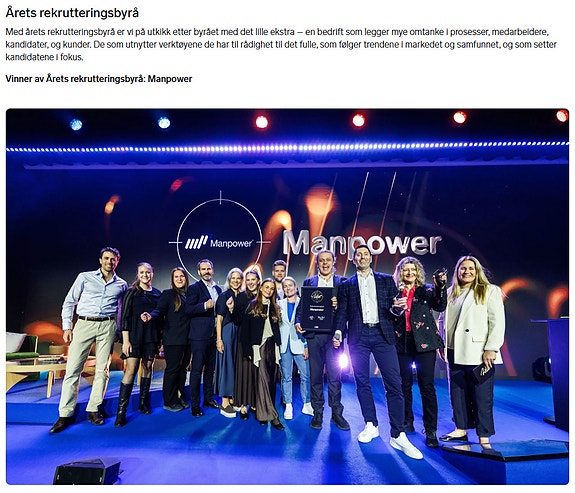 MANPOWER AS logo