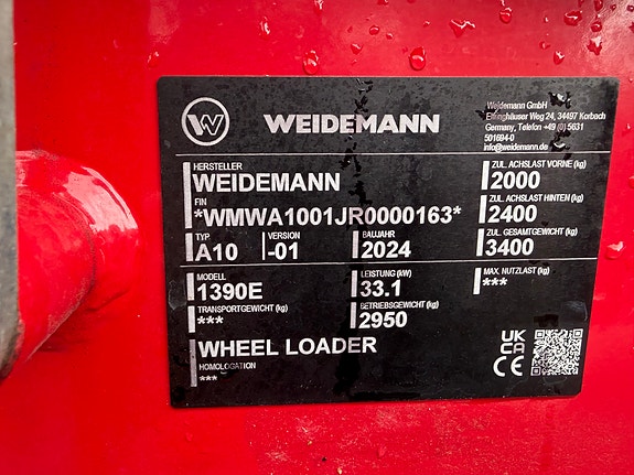 Weidemann 1390Elektrisk/Alt utstyr/28Kwh 10 of 14