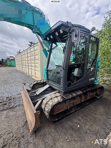 Kobelco SK75SR-7 Gravemaskin m/ tilt og 2 skuffer 2 of 5