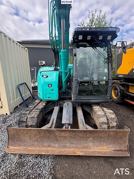 Kobelco SK75SR-7 Gravemaskin m/ tilt og 2 skuffer 4 of 5