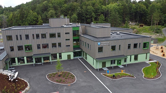 Ny flott barneskole i sentrum