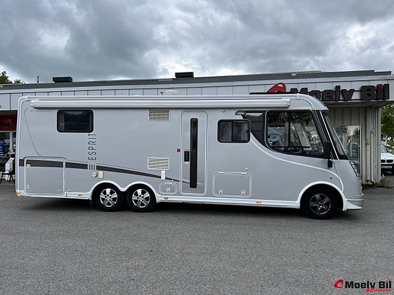 Dethleffs ESPERIT-3,0L-REGISTERKJEDE-H.FESTE-MARKISE-ALDE-AC I BODEL-SOLCELLE-UNIK LØSNING-QUEENBED++ 2 of 5