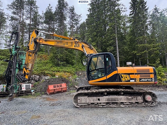 JCB JS210  Gravemaskin - Montabert 225 boretårn. 2 of 5