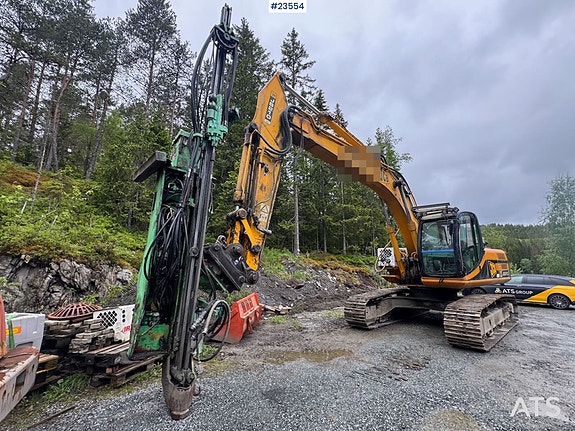 JCB JS210  Gravemaskin - Montabert 225 boretårn. 3 of 5