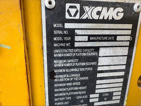 XCMG XG0607DC     66679 5 of 5