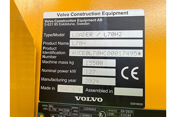 Volvo L70 H2 **Forks & Bucket** 6 of 30