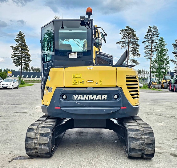 Yanmar VIO80 -1A, 2019 mod, kun 1535 timer, Rotortilt og 2 skuffer, Sentralsmøring. 5 of 5