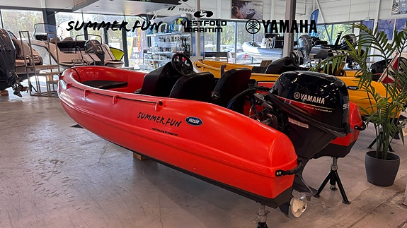 LEVERINGSKLAR & NY FARGE! HASLE SUMMER FUN 365 M/YAMAHA 9.9 SPORT