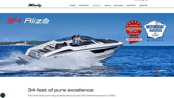 Windy 34 Alize m/VP D6-440 DPI x 2 Joystick - Topp utstyrt - 200 timer