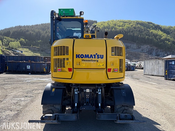 Komatsu PW98 MR Hjulgraver med knekkbom, skjær, støttelabber, og fast sorteringsklype - Kun 1095 timer 5 of 5