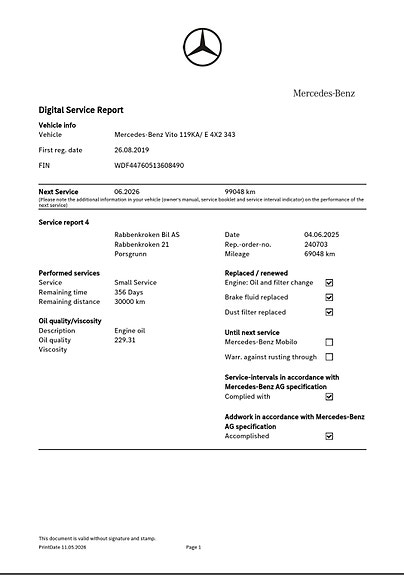 Mercedes-Benz Vito-Klasse 21 of 26