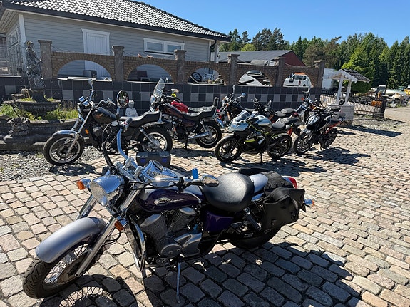 Andre 9 stk motorsykler selges samlet