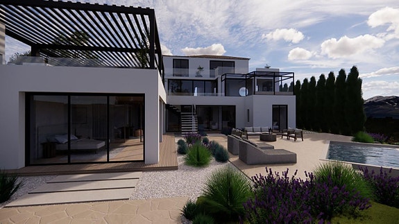 Romslig villa med havutsikt og stort potensial i Marbella – renoveringsprosjekt