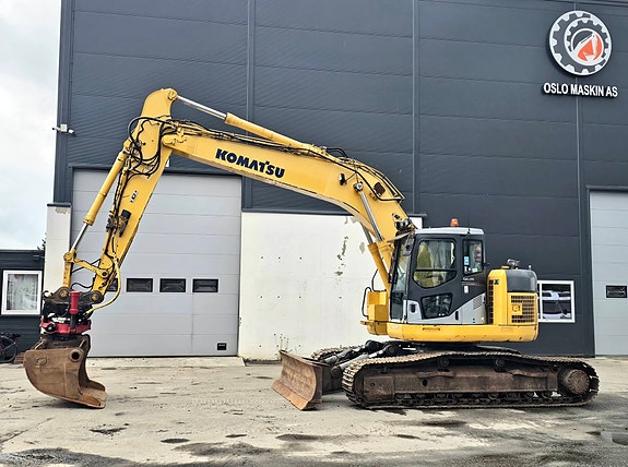 Komatsu PC228USLC-3EO, 2008 mod, 10310 timer, Skjær, Rotortilt, Pusseskuff, Sentralsmøring. 2 of 5