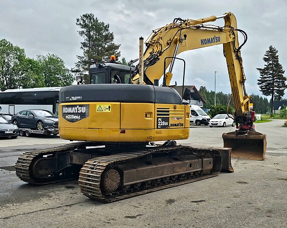 Komatsu PC228USLC-3EO, 2008 mod, 10310 timer, Skjær, Rotortilt, Pusseskuff, Sentralsmøring. 5 of 5
