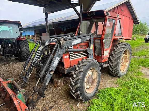 Fiat 680DT 4x4 Traktor m/ Frontlaster og Tvillinghjul! 2 of 30