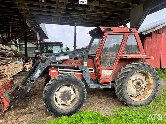 Fiat 680DT 4x4 Traktor m/ Frontlaster og Tvillinghjul! 3 of 30