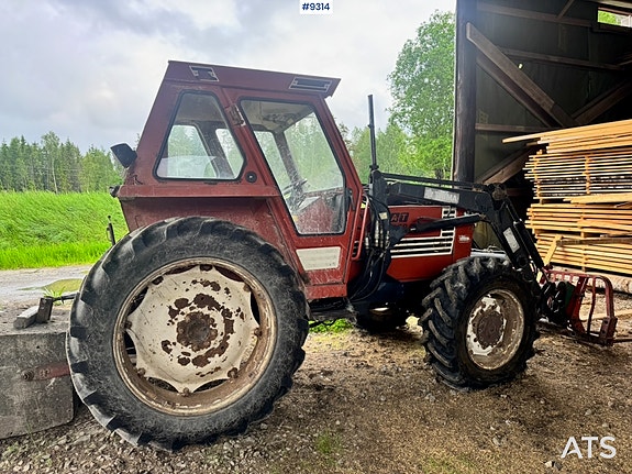 Fiat 680DT 4x4 Traktor m/ Frontlaster og Tvillinghjul! 8 of 30