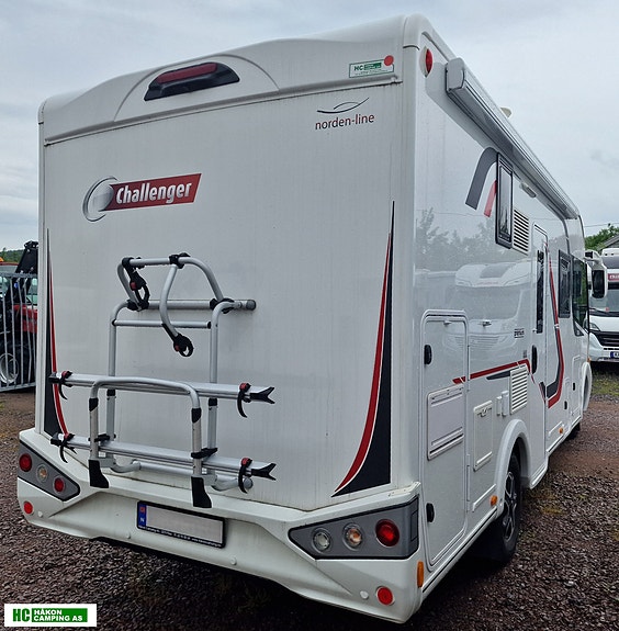 Challenger 2060 PREMIUM NORWAY Fiat Ducato JTD 140 hk Auto+Evation m/solcelle, sykkelstativ, markise, NX10 alarm 4 of 25