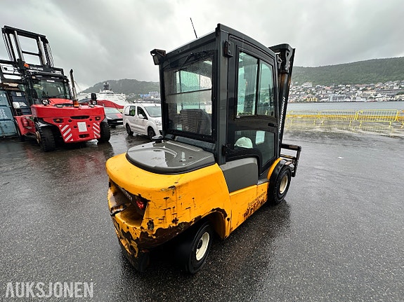 Jungheinrich DFG 430 dieseltruck m/1600 mm gafler, gaffelposisjonering og sideskift, 3840 timer 5 of 5