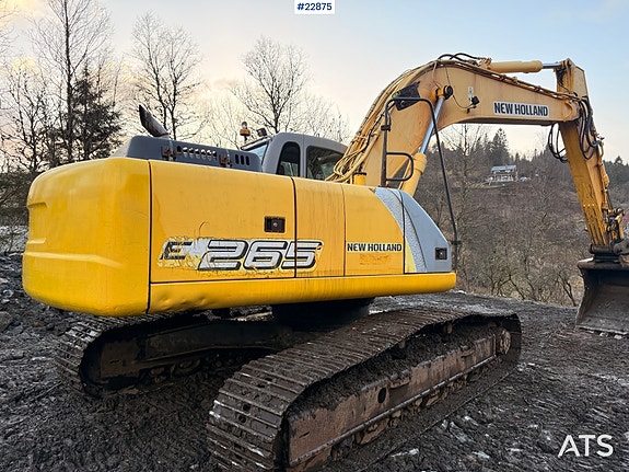 New Holland E265 gravemaskin m/ tannskuffe og defekt rototilt 5 of 5