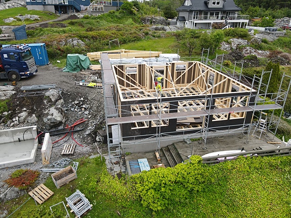 Reisverk på plass.