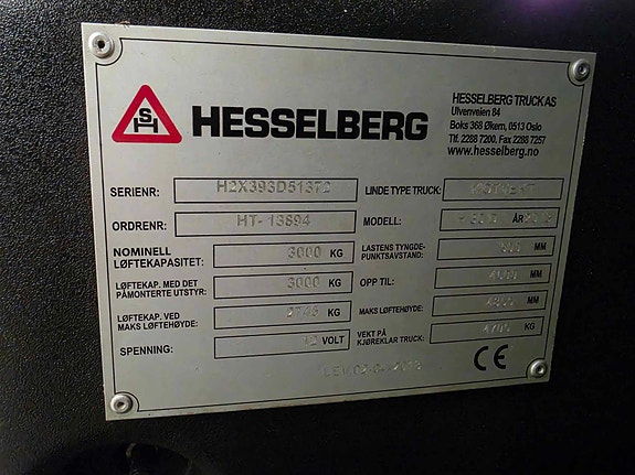 Linde H30D #KUN 2900 timer #4,8m Løftehøyde 13 of 13