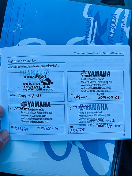 Yamaha Fjr1300/ ny service/ gode dekk 6 of 30