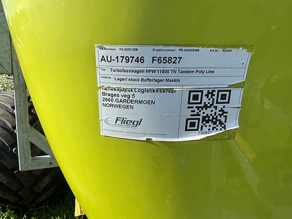 NY FLIEGL POLYLINE 11000, 750 DEKK, MEDSVINGENDE BAKAKSEL & 12 METER NEDFELLER 17 of 23