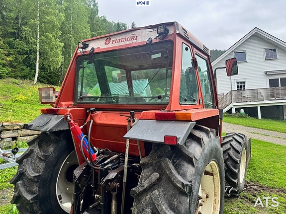 Fiat 80-90 4x4 Traktor m/ Frontlaster – Motor byttet i 2020 6 of 30