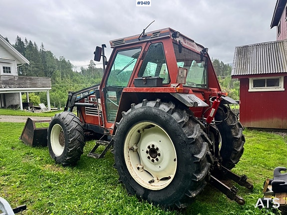 Fiat 80-90 4x4 Traktor m/ Frontlaster – Motor byttet i 2020 8 of 30