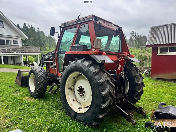 Fiat 80-90 4x4 Traktor m/ Frontlaster – Motor byttet i 2020 7 of 30