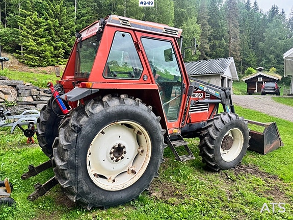 Fiat 80-90 4x4 Traktor m/ Frontlaster – Motor byttet i 2020 4 of 30