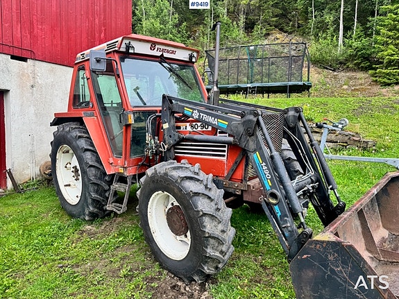 Fiat 80-90 4x4 Traktor m/ Frontlaster – Motor byttet i 2020 12 of 30
