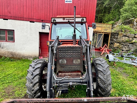 Fiat 80-90 4x4 Traktor m/ Frontlaster – Motor byttet i 2020 11 of 30