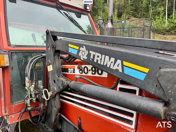 Fiat 80-90 4x4 Traktor m/ Frontlaster – Motor byttet i 2020 15 of 30