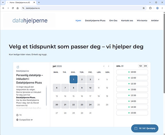 Vår nettside