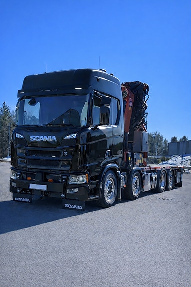 Scania R560, HMF9520  FJ2200, 3200kg vinsj
