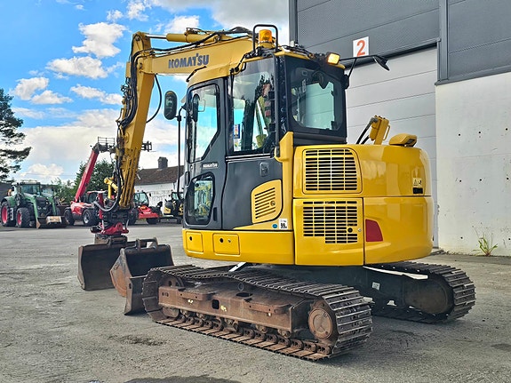 Komatsu PC78US-10, 2016 modell, kun 1932 timer, Rototilt, 2 Skuffer, Sentralsmøring. 4 of 5