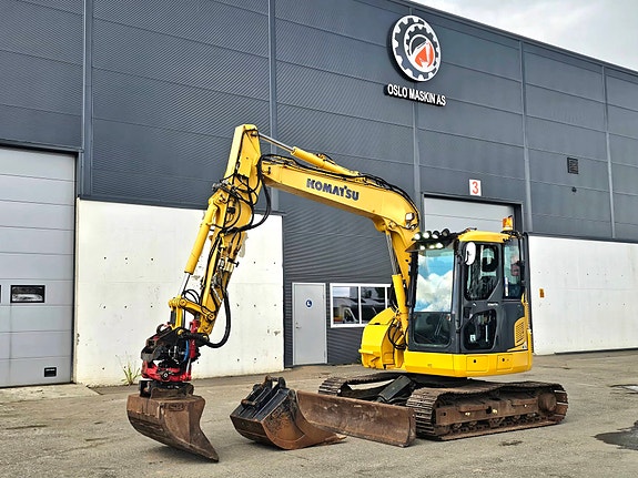 Komatsu PC78US-10, 2016 modell, kun 1932 timer, Rototilt, 2 Skuffer, Sentralsmøring. 2 of 5
